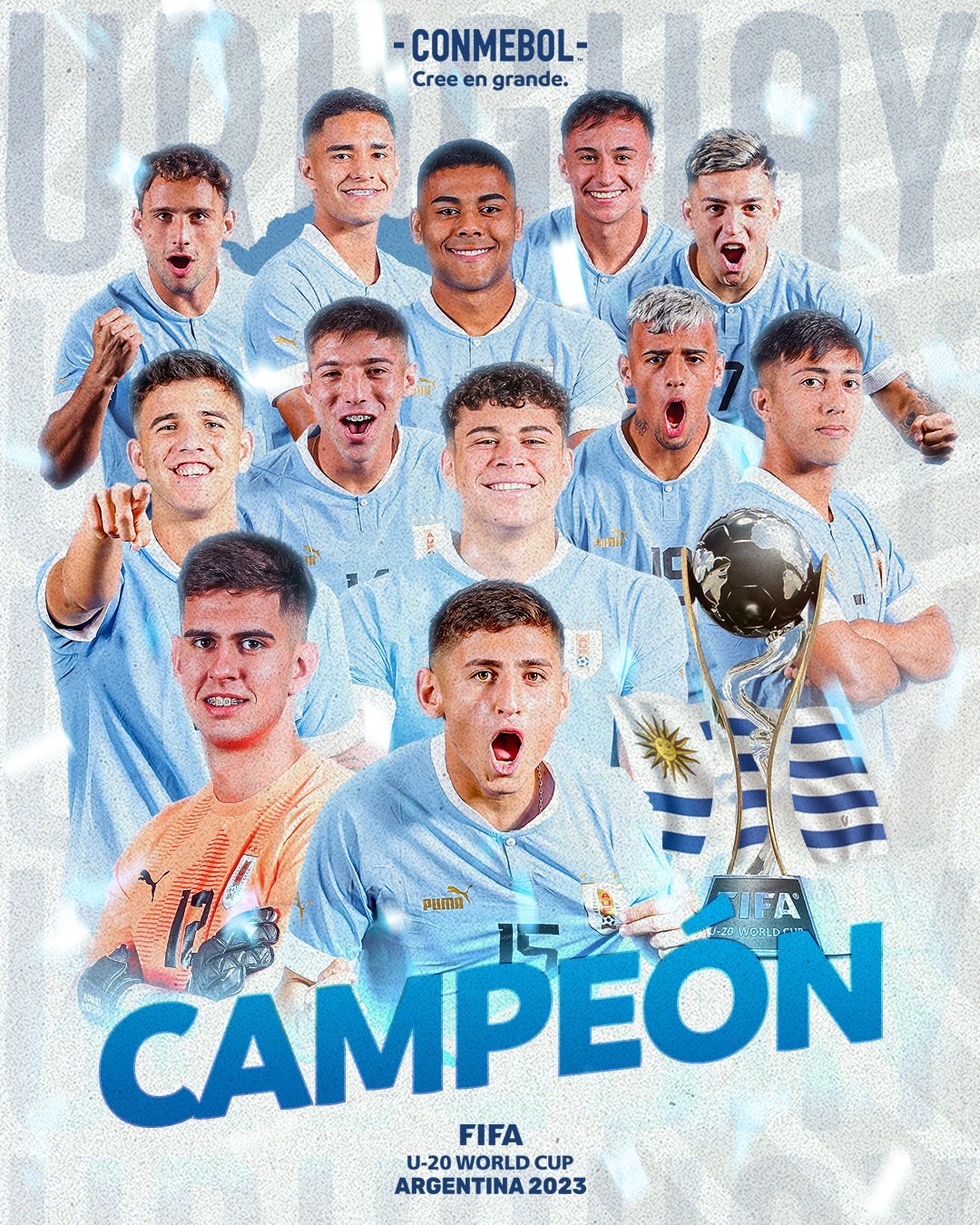 Mundial Sub 20: Uruguay se consagró campeón del mundo en su ley