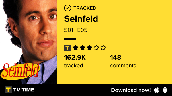 Nellich34's tweet photo. I've just watched episode S01 | E05 of Seinfeld! #seinfeld  https://t.co/JRdhgZ7ffN #tvtime https://t.co/CLdpTMhAe2