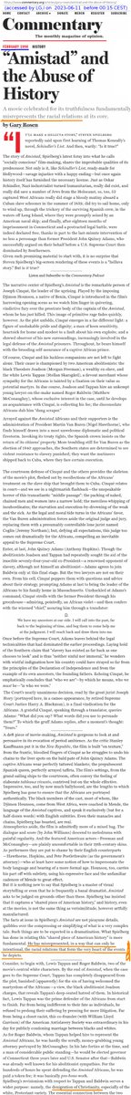 LGcommaI's tweet photo. Even Gary Rosen (via #CommentaryMagazine) wrote in in 1998: "#Spielberg’s revisionism .. serves a wider purpose: namely, the denigration of Christianity, especially of the white, Protestant variety.
..
The facts at issue .. are not picayune ..quibbles over .. simplifying ..
> https://t.co/jXPFReLEUy