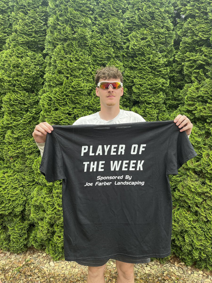 Congratulations to Riley James for earning our Week 1 Joe Farber Landscaping Player of the Week!