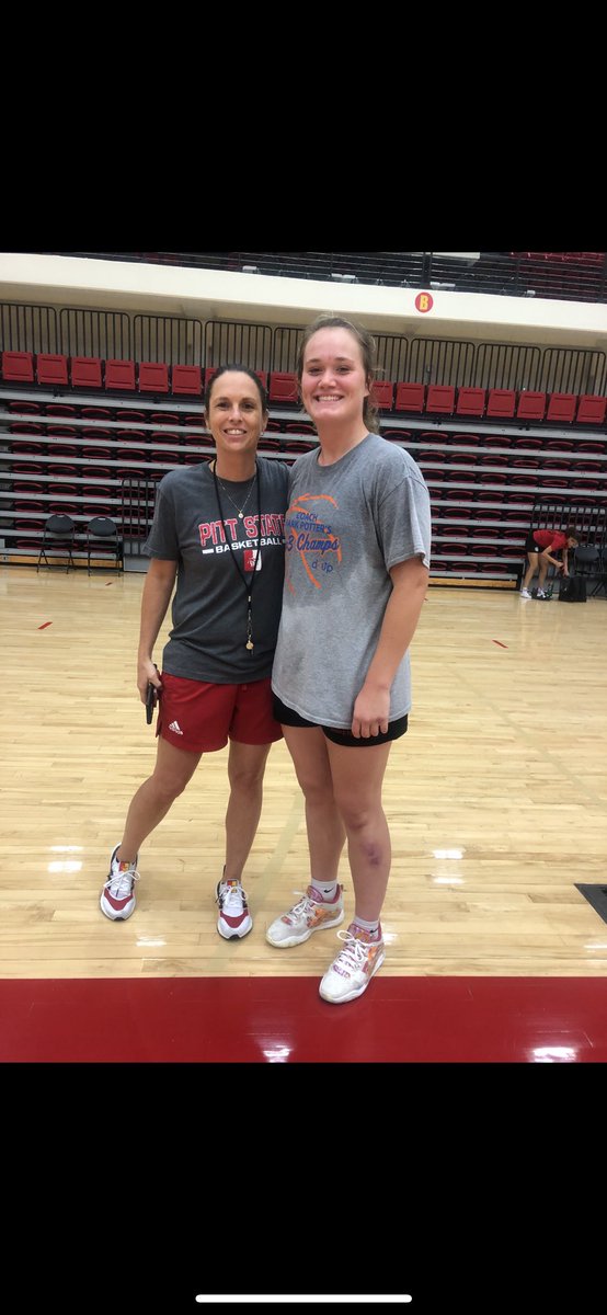 Had a great elite camp at <a href="/GorillasWBB/">Pitt State Women's Basketball 🏀</a>!! Thank you <a href="/ADPittState/">Amanda Davied</a> for a great day and cant wait for the Team Camp this week!!
