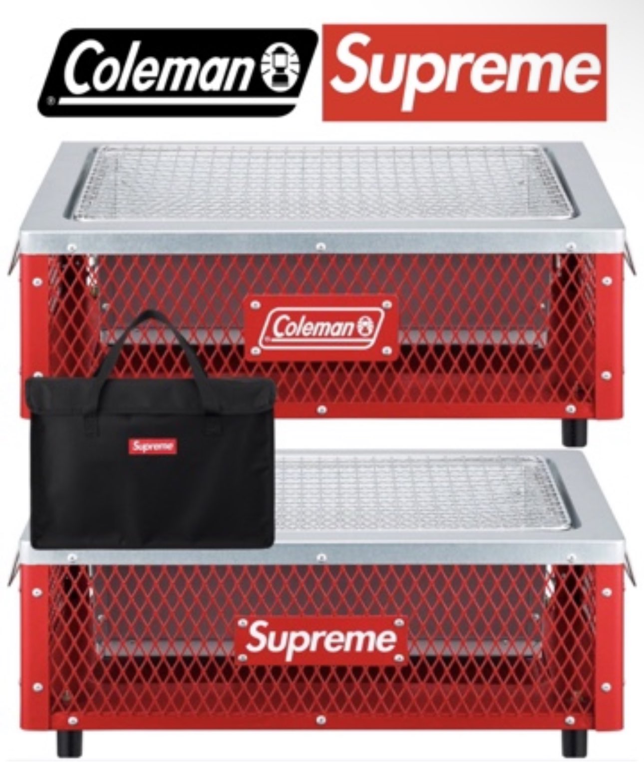 Supreme × Coleman Charcoal Grill | angeloawards.com