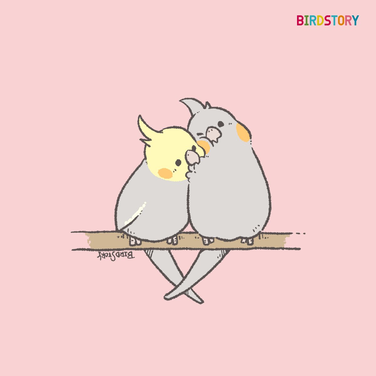 「おはようございます。 本日は6月12日、恋人の日とのことです そして週のはじまり」|BIRDSTORYのイラスト