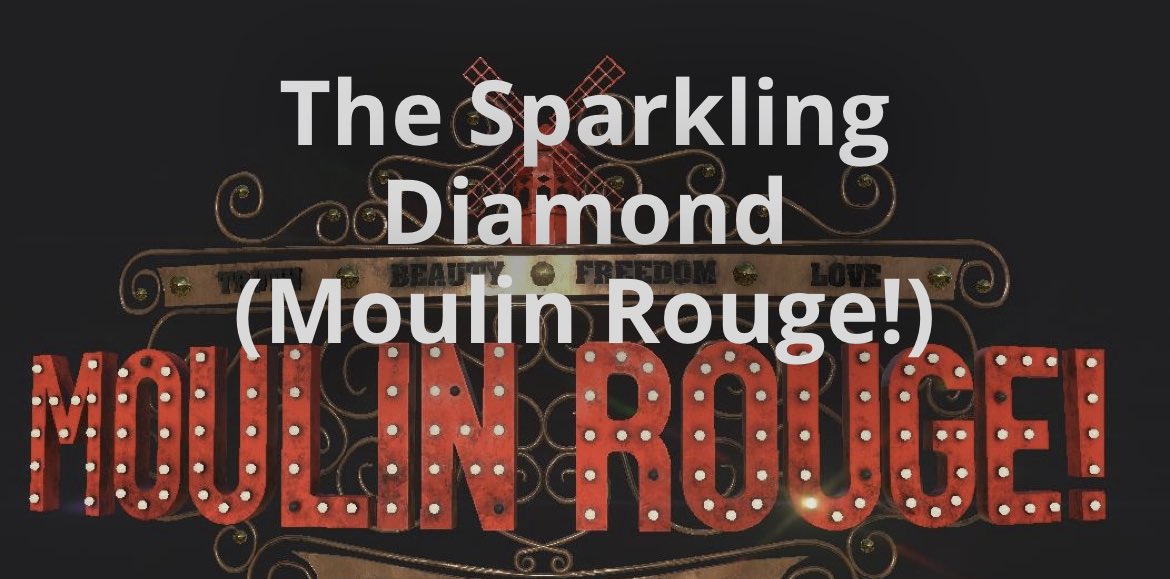 BroadwayEcon's tweet photo. See how previous #TonyAwards winner Moulin Rouge’s “The Sparkling Diamond” helps us learn economics. #TonyAwards2023  https://t.co/UYb5XgBuuf https://t.co/YS0y6KzEpX