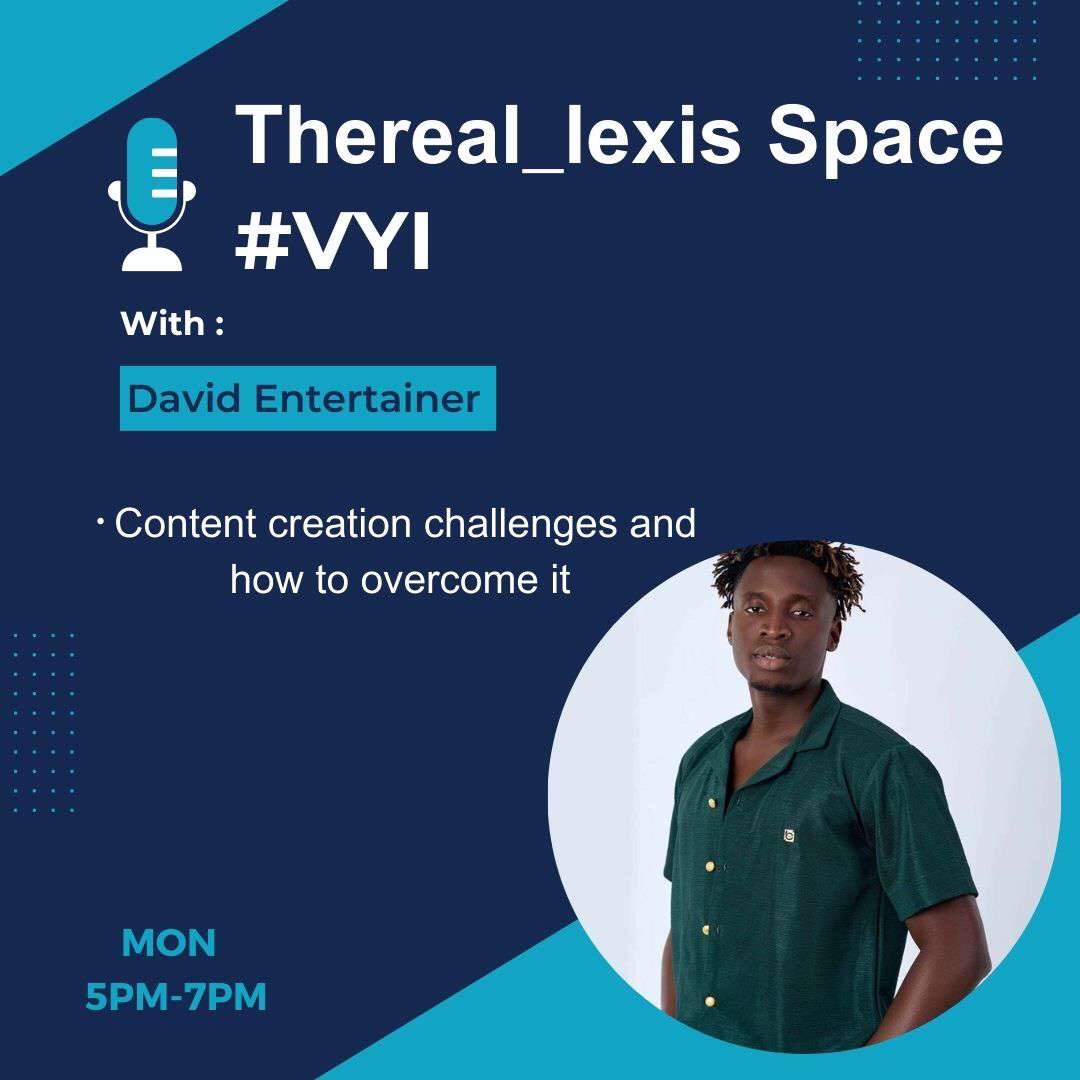 Thereal_lexis's tweet photo. Do well to tap in as we discuss challenges of content creation in Ghana and how to overcome with @davidentertaina https://t.co/Y4u62O5xx6