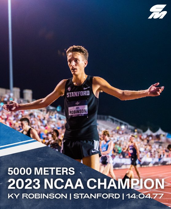 Churchie Old Boy Ky Robinson (2019) has backed up his win in the Men’s 10,000 metres (28:10.96) at the 2023 NCAA Division I Outdoor Track &amp; Field Championships in Austin, Texas, by taking out the 5,000 metres in another outstanding time of 14:04:77.
Congratulations Ky! #churchie