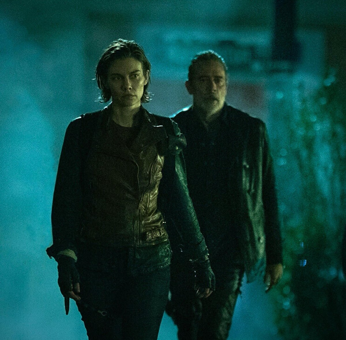 NEW PHOTO of Maggie and Negan in #TWDDeadCity!! Just one more week!