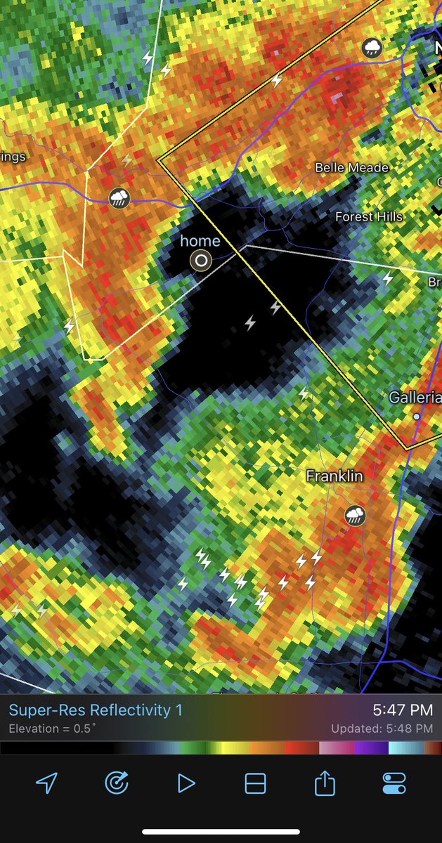 Pettus Weather (Mid TN WX) on Twitter "Likely a rotating wall cloud in