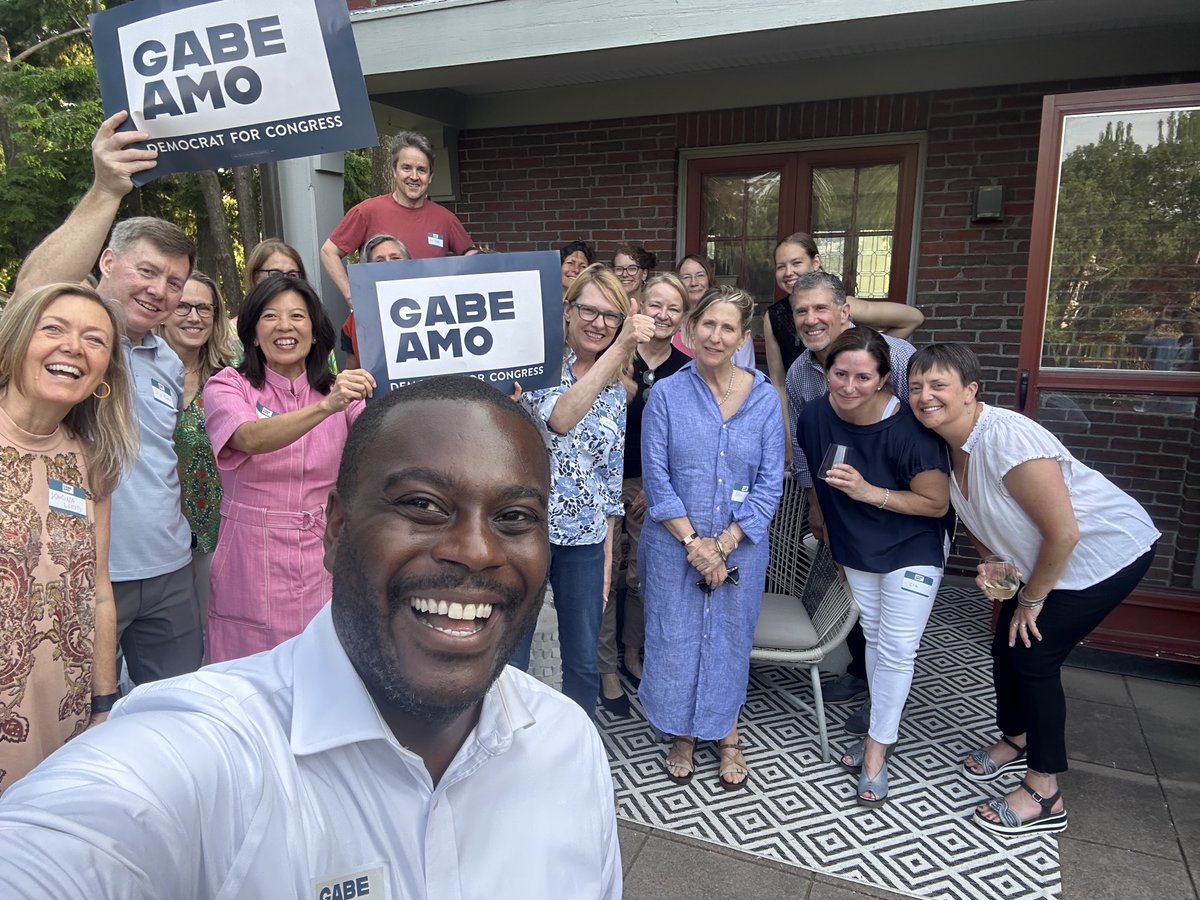 gabeamo's tweet photo. Then, we went to our second meet-and-greet of the day in Providence.

I’m energized by people across the state who are joining gatherings with their friends and neighbors to learn about our campaign to send strong leadership to Congress.

I’m honored to be in this race for RI. https://t.co/Vb1098aj4y