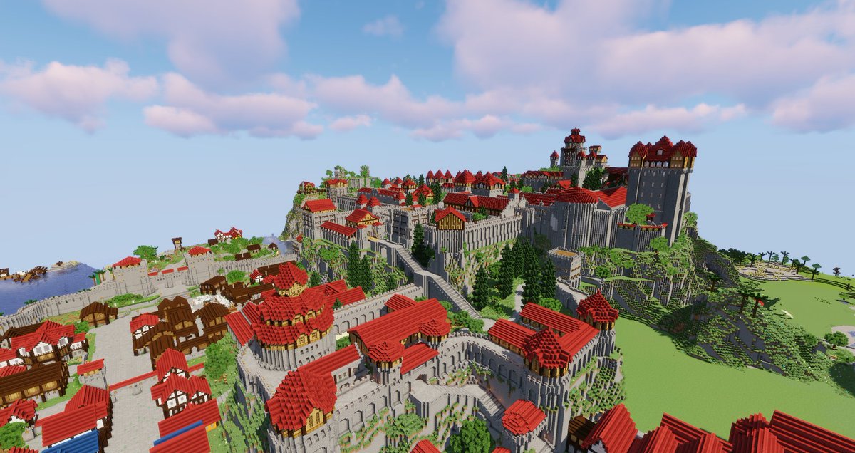 Angustus2's tweet photo. Meine aktuelle Wohnburg
#Minecraft 
#Minecraftbuilds https://t.co/wb2kHtb0oE