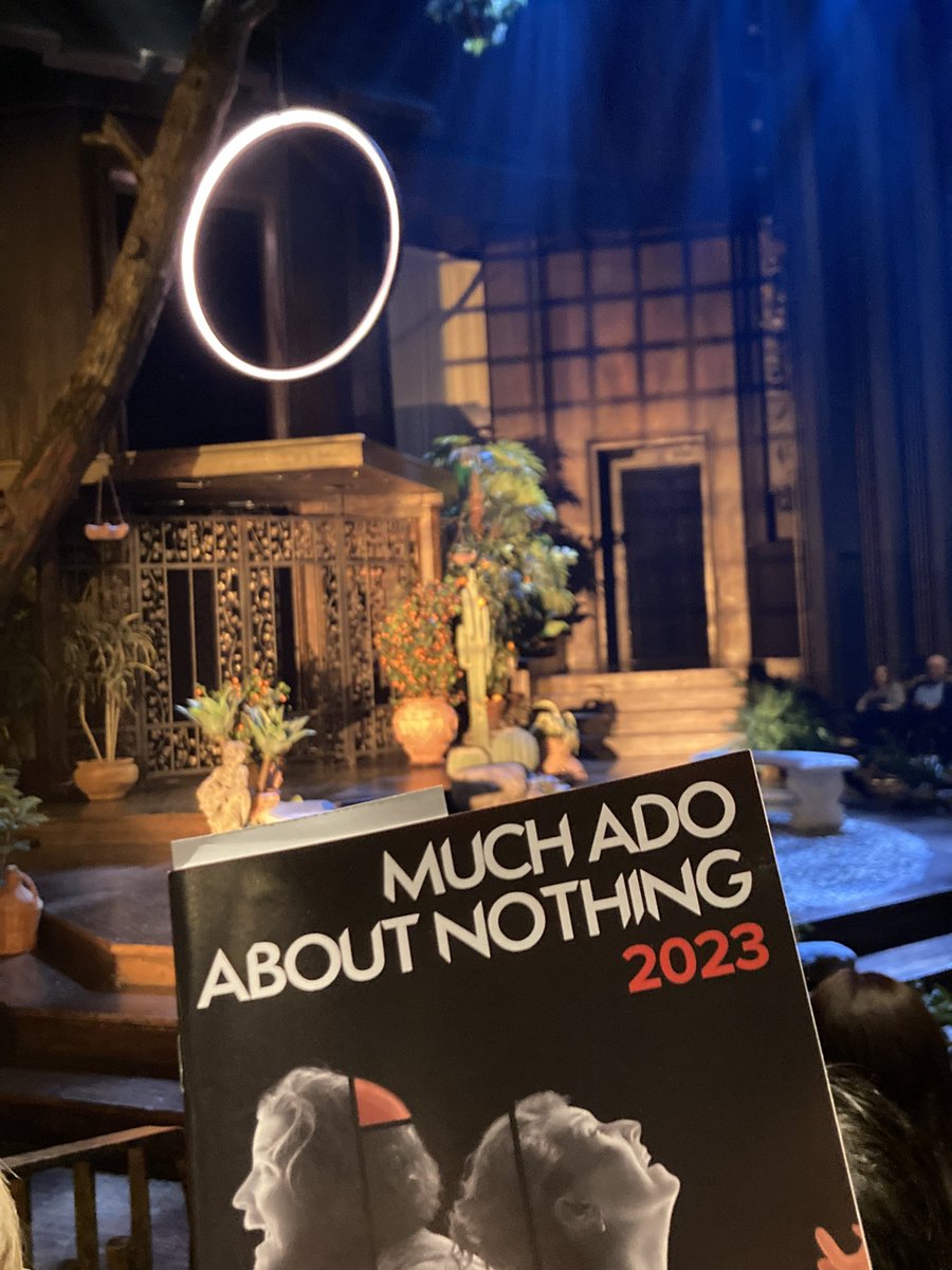 the_real_litesy's tweet photo. It’s so apparent that this cast and crew had just as much fun creating the performance today as we did watching it!  Brilliantly, hilariously done — you must see this show👏👏👏#SFMuchAdo @stratfest https://t.co/7iwlXq3QsM