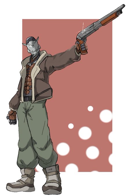 「full body revolver」 illustration images(Latest)