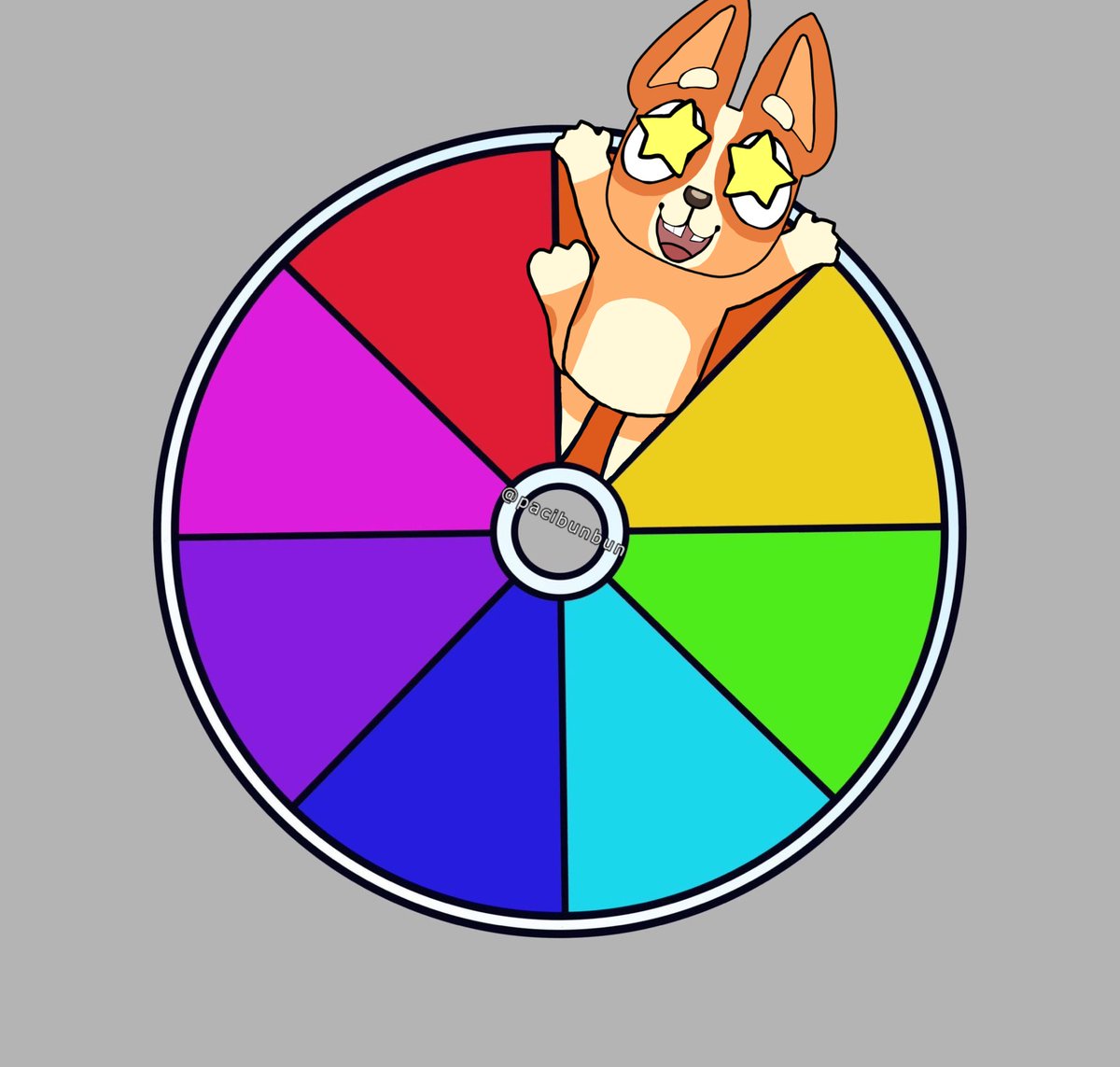 BINGO! Im done with orange! 
Now for yellow 🤔🤔 what character should I use!?
(From SFW media only)
#agere #ageregression #art #artchallenge #drawingchallenge #colorwheelchallenge #bluey #bingobluey #furry #furrysfw #furryart #sfwart #sfw