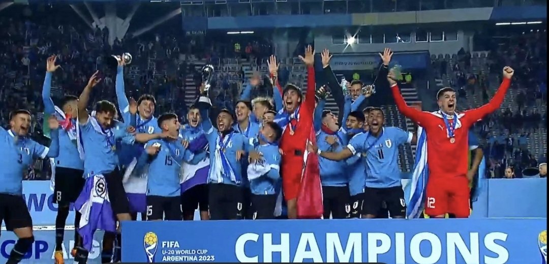 Congratulations to Uruguay U20 for winning the U20 World Cup.
Facundo Gonzalez
Luciano Rodriguez
Franco Gonzalez
Alan Matturro
Really proved themself and that they are big talents this WC.
And of course who ever gets Fabricio Diaz, Hits the jackpot💎💎💎
#U20WorldCup