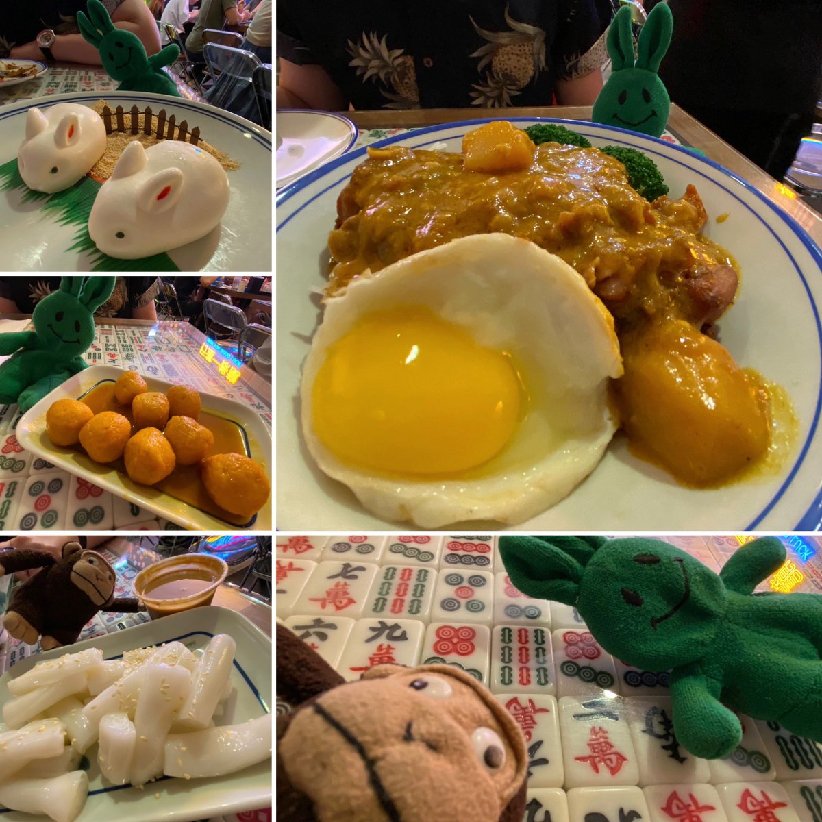 greenietravels's tweet photo. Lotsa tasty goodness here
.
.
.
#mabuhongkongcafe #mabucafe #hkcafe #麻布冰室 #curryfishballs #garliccurrychicken #cherngfun #ricenoodlerolls #teddybeartea #milktea #lemontea #biscofffrenchtoast #frenchtoast #bunnymilkpudding #milkpudding #comfortfood #hkcomfortfood #nyceats https://t.co/mXhlSbiw7D