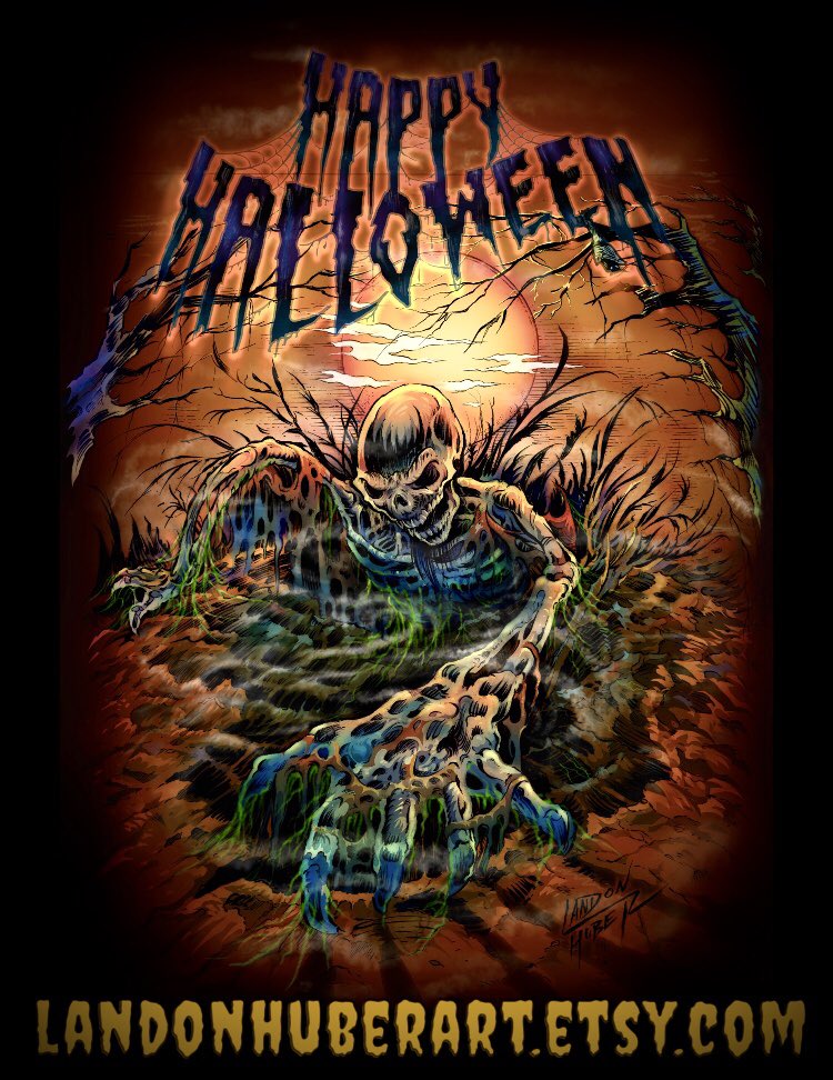 HuberLandon's tweet photo. Halloween Skeleton Art Tees, Now on Etsy! Pick up some cool t-shirts and/and art prints. Share The Link.✌️And Happy Halloween!!!🎃🎃🎃

https://t.co/Z26AGgbYaz
LINK  Above👆👆👆

#Halloween #halloweenart #skeletonart #monsterart #cool #coolartshirt https://t.co/VVKHPKZ86h