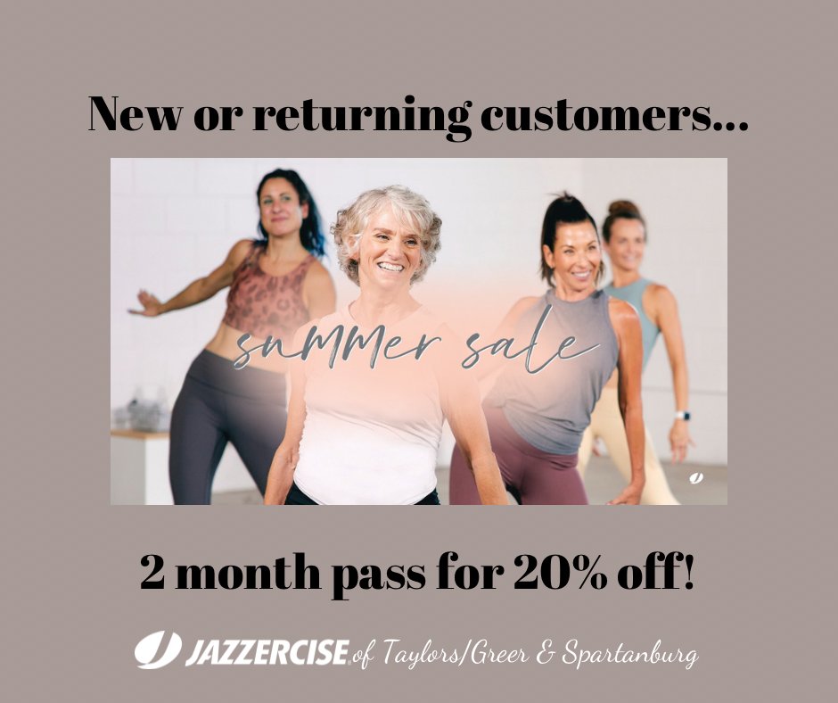 M☀️O☀️N☀️D☀️A☀️Y
Your FitPros will bring the🎶& the energy💥…you just need to show up!😀
Mon: 5:45a, 8:15a, 9:20a, 4:30p & 5:40p
Grab this offer & make it a great summer of savings!🙌🏻
#dancefitness #Greenville #yeahthatgreenville #upstatesc #greersc #gvltoday #greenville360 #gvl