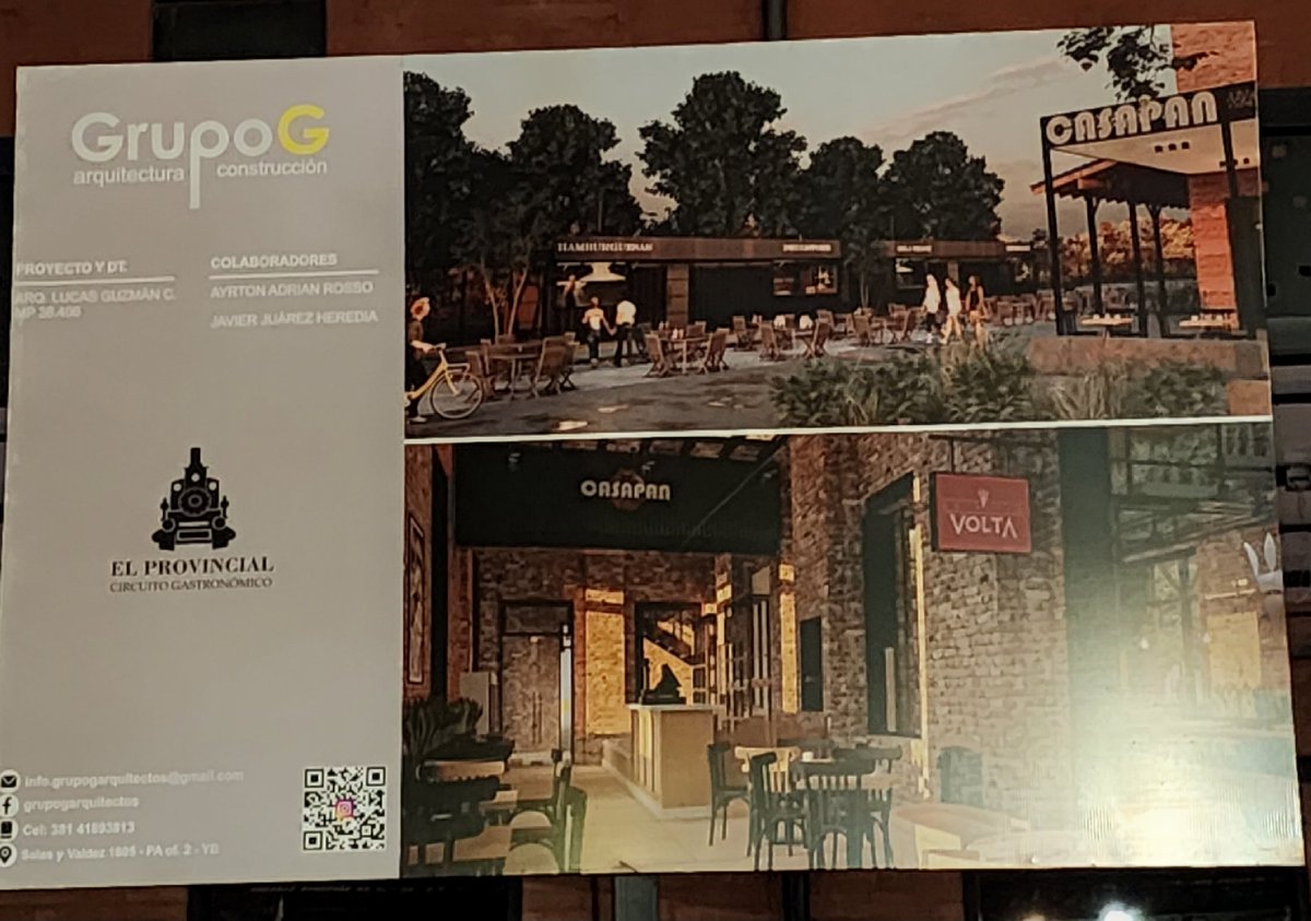 tucumanoide's tweet photo. Según la cartelería en el lugar, la cervecería Temple y el café/bar Casapán son 2 de las firmas que tendrá el polo gastronómico El Provincial en Av. Roca. #Tucumán @MuniSMTucuman https://t.co/G4P1IZM3h9