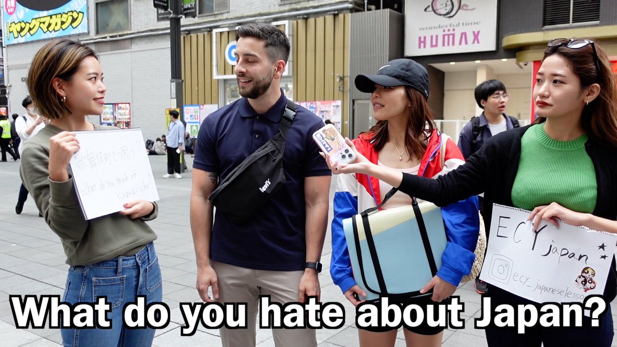 ecyjapan's tweet photo. What do you hate about Japan?
We interviewed many people in Tokyo🤩🎤

https://t.co/GwbpN8iL15

#interview #Tokyo #Japan #Japanese #studyjapanese #jlpt https://t.co/GZdgHlJoV1