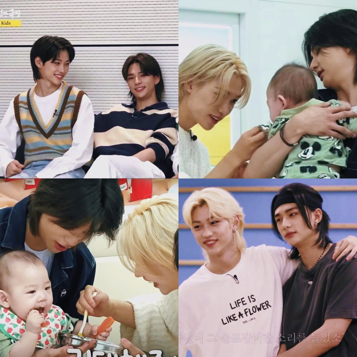 bluepriling's tweet photo. os omegaverse hyunlix || cuando de amor se trata 

donde hj y flx son padres primerizos y están aprendiendo a llevar su nueva vida... o donde hj y flx discuten porque no tienen con quién dejar a su bebé https://t.co/FPlxFPax0f