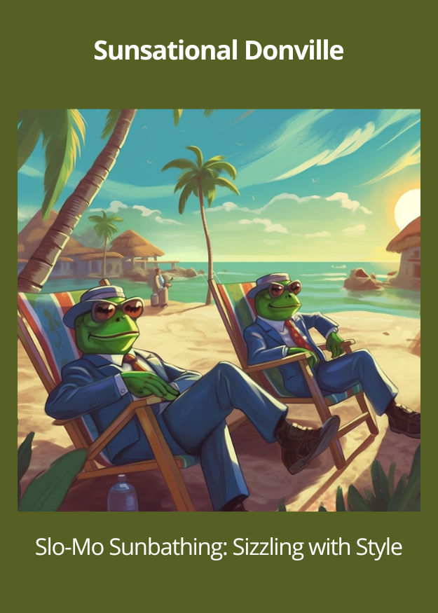 mope_mobsters's tweet photo. ✨ Sunsational Donville✨

#MopeMobsters Slo-Mo Sunbathing: Sizzling with Style 🌞⛱️ 🕶️ #sundayfunday

#rolandgarros #rbccanadianopen #sfgiants #binance #btc #eth #crypto https://t.co/b4XhG5VJoz