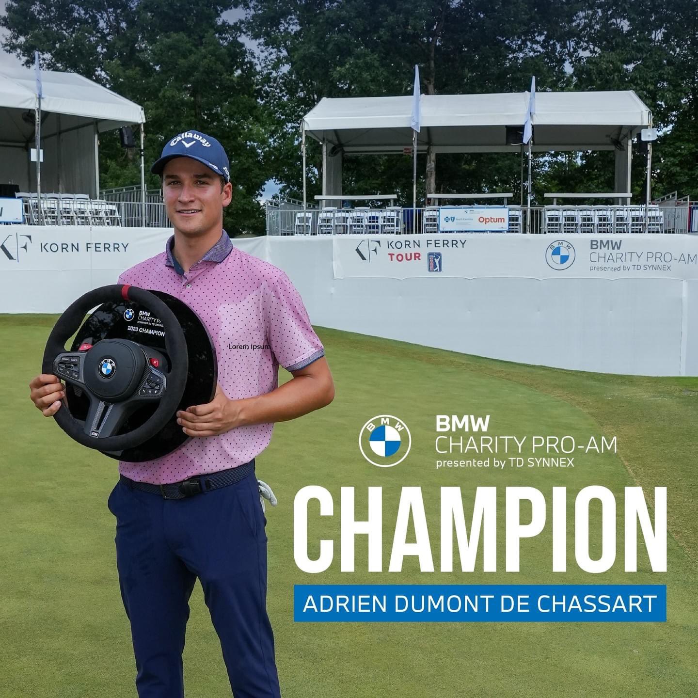 BMW Charity ProAm presented by TD SYNNEX on Twitter "2023 BMW Charity