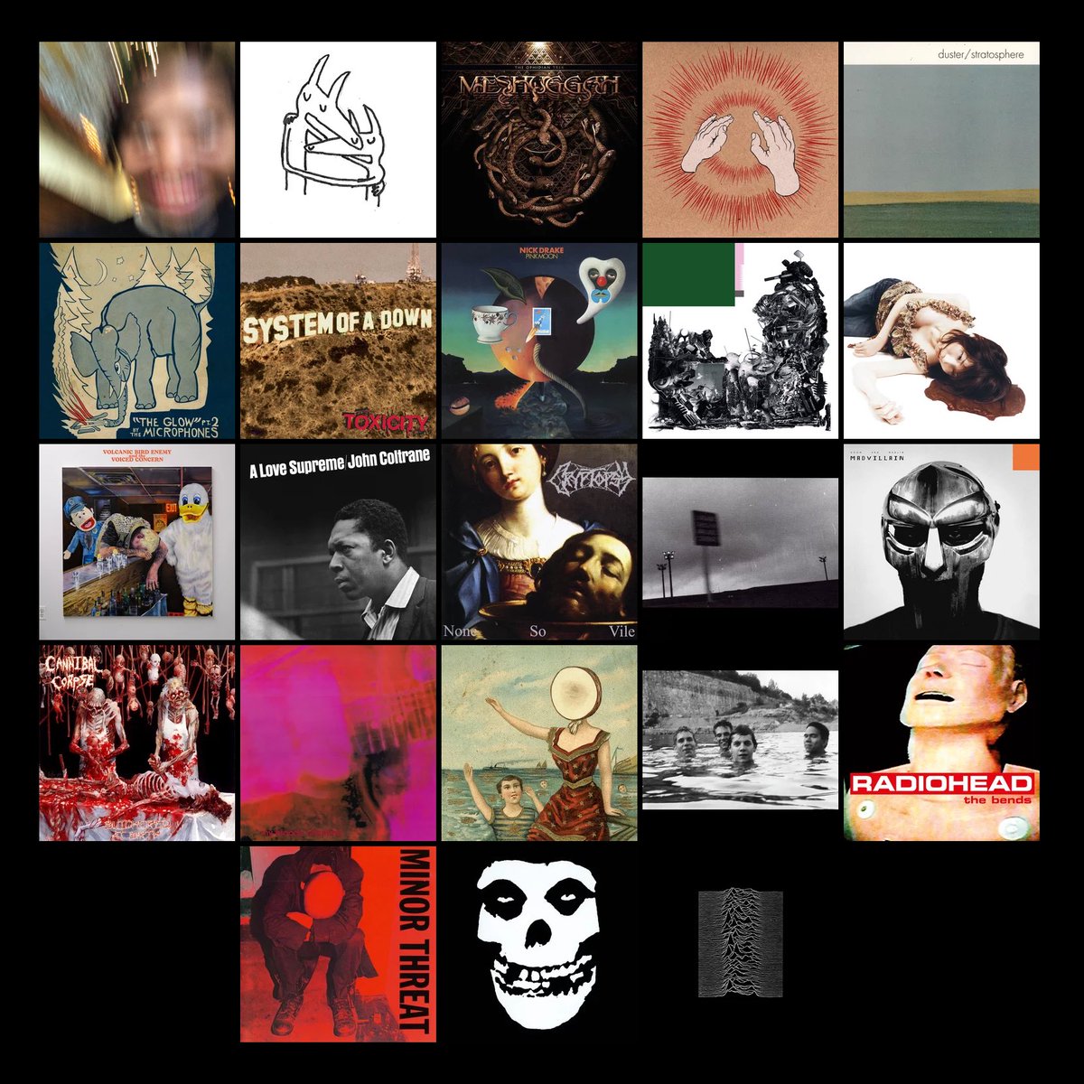 systemofadanzig's tweet image. Updated 10s topster (unordered)