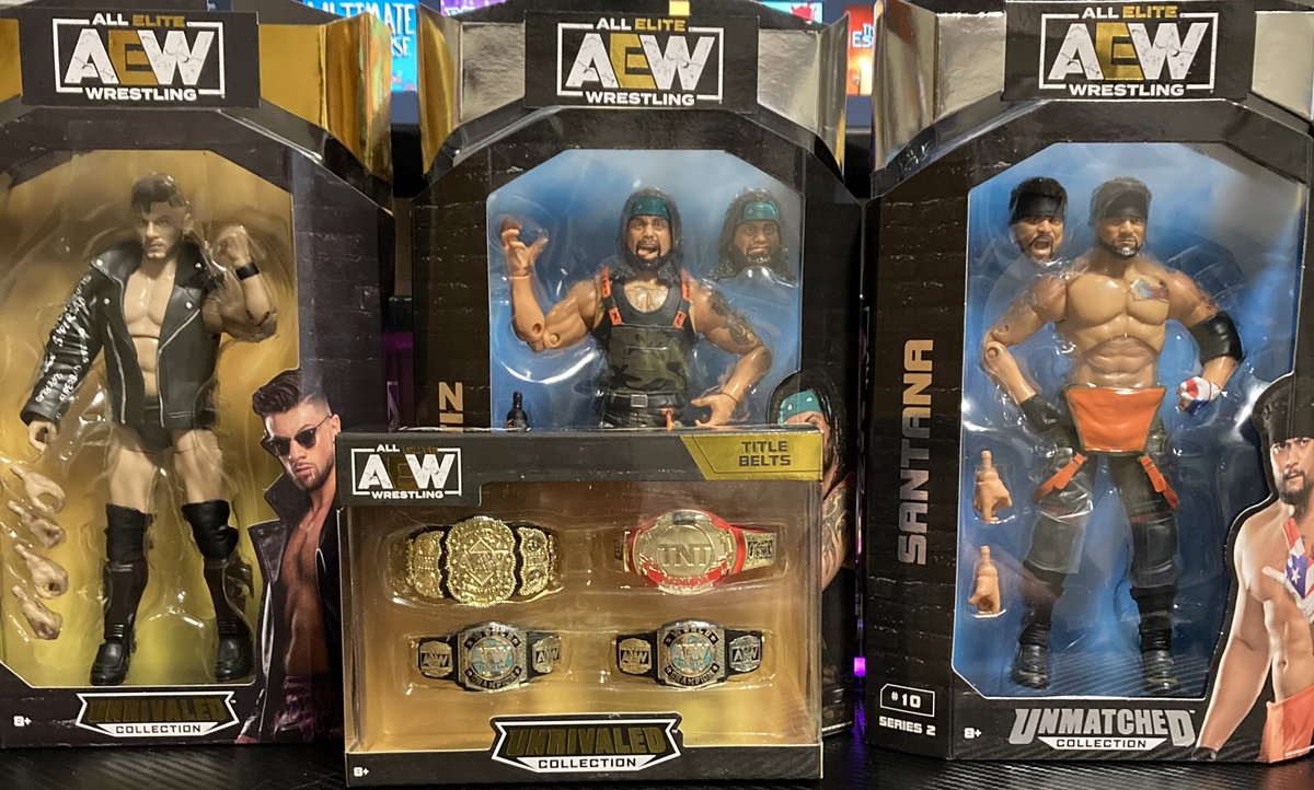 Sage on Twitter "Aew stuff I got for my birthday! (Plus a Christian