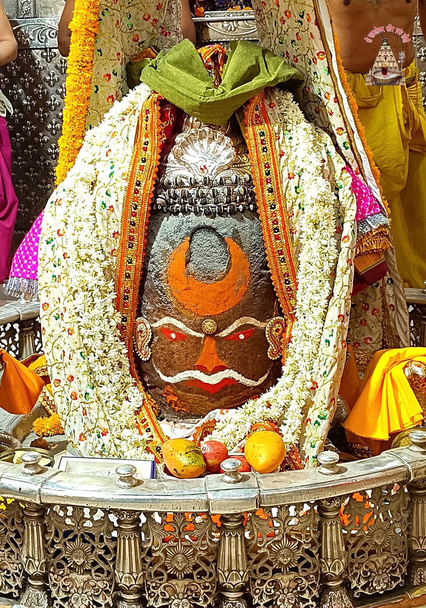 श्री महाकालेश्वर ज्योतिर्लिंग जी के आज के भस्म आरती श्रृंगार दिव्य दर्शन 12.0.06.2023