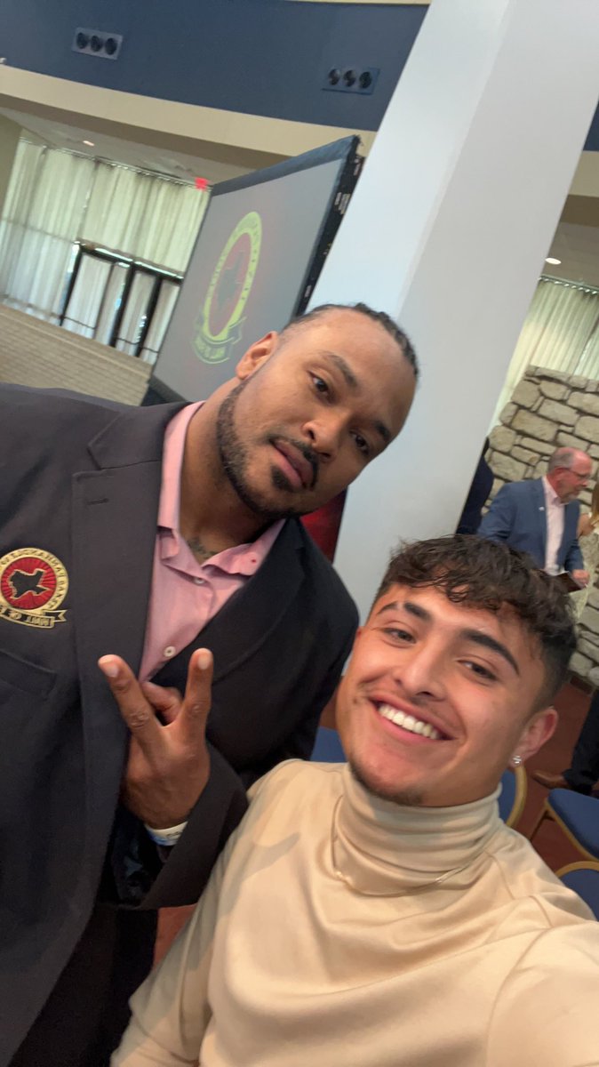 _Justin_Mtz's tweet photo. Proud to announce that I have been inducted into the Panhandle Sports Hall of Fame!🙏🏼 

(also got to meet Ex-NFL player Ziggy Hood!) https://t.co/CPWEdJSo9g