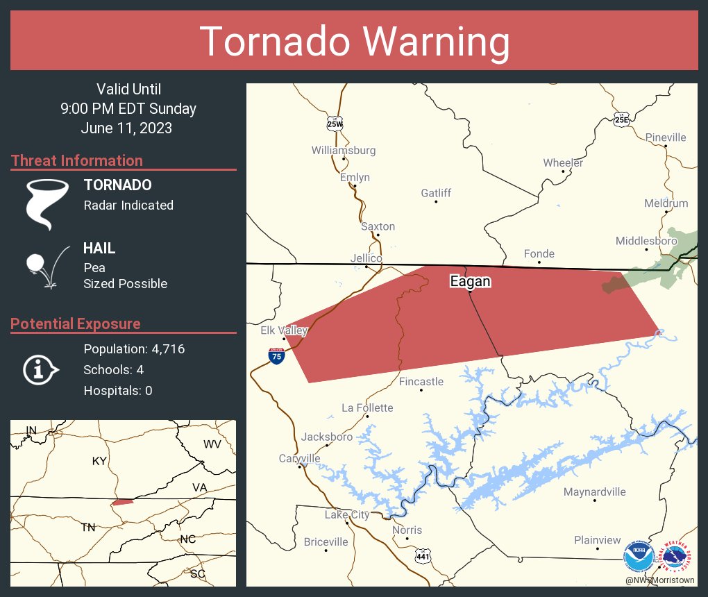 Is There A Tornado Warning In Tennessee