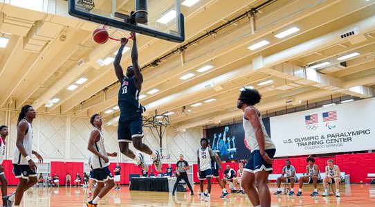 Offensive progression of Omaha Biliew has been the most glaring takeaway here at #USABMU19 training camp.

Knocking down multiple 3s, including some off the dribble, and defending with the same energy we were accustomed to seeing in high school.