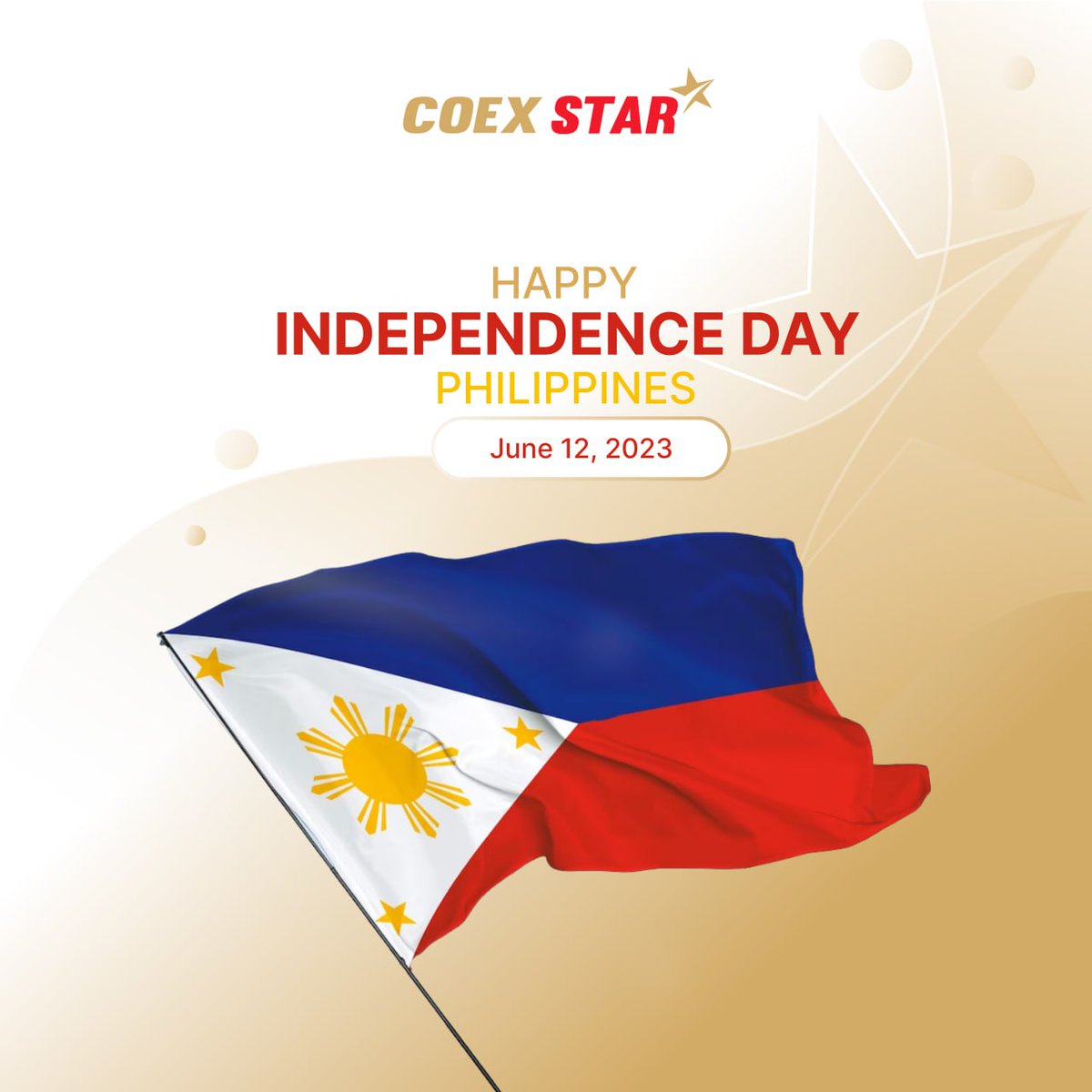 coexstarph's tweet photo. Celebrating freedom and unity on Independence Day 2023 in the Philippines!

#Coexstar #happyindependencedayphilippines https://t.co/hkpS0IQpD8