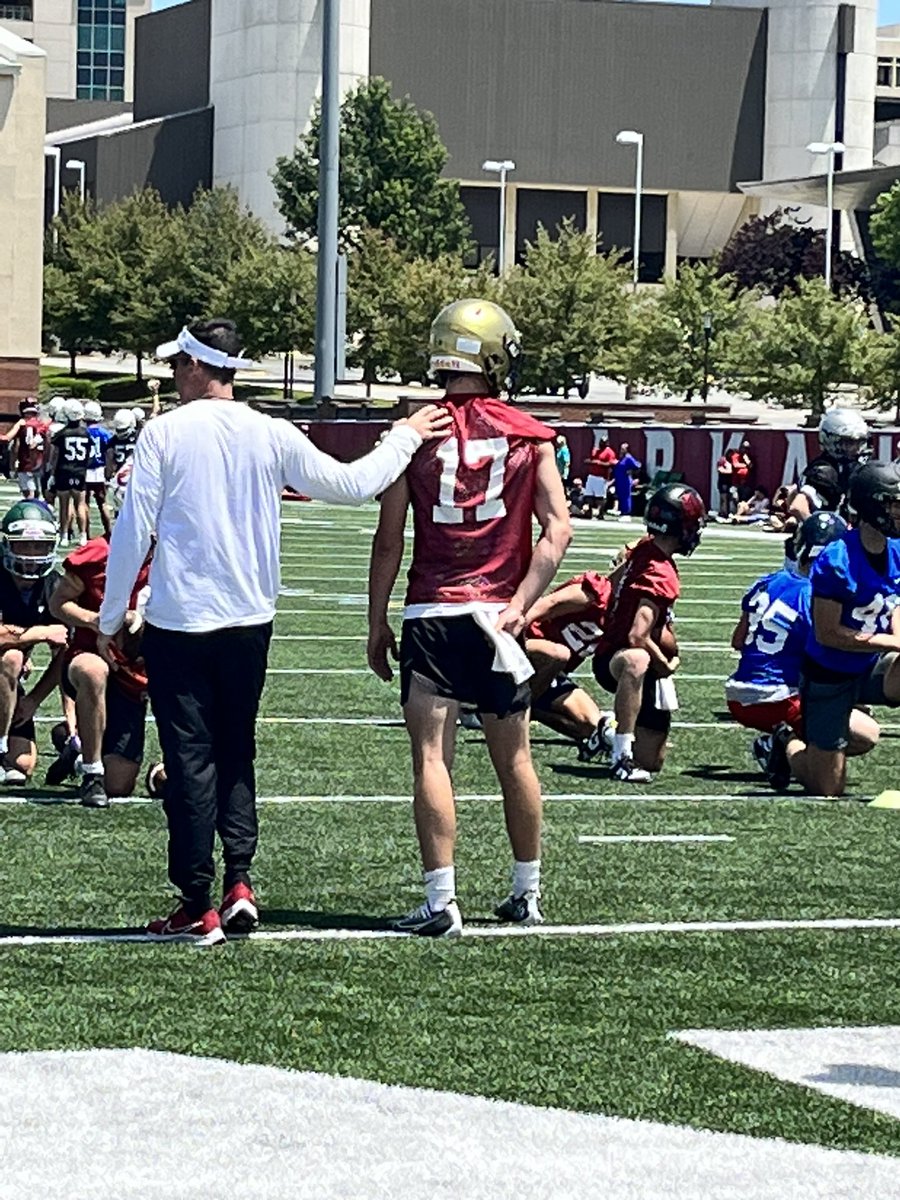 Great Arkansas Camp! Love being home on the Hill! 🐗🐗@CoachDanEnos @CoachSamPittman @Willkennedy1010 @DKief10 @RRainwater1037 @ArRecruitingGuy @DannyWest247 @k_sutherlandAR @OtisKirk23 @tctabler @Wess_Moore @sully7777