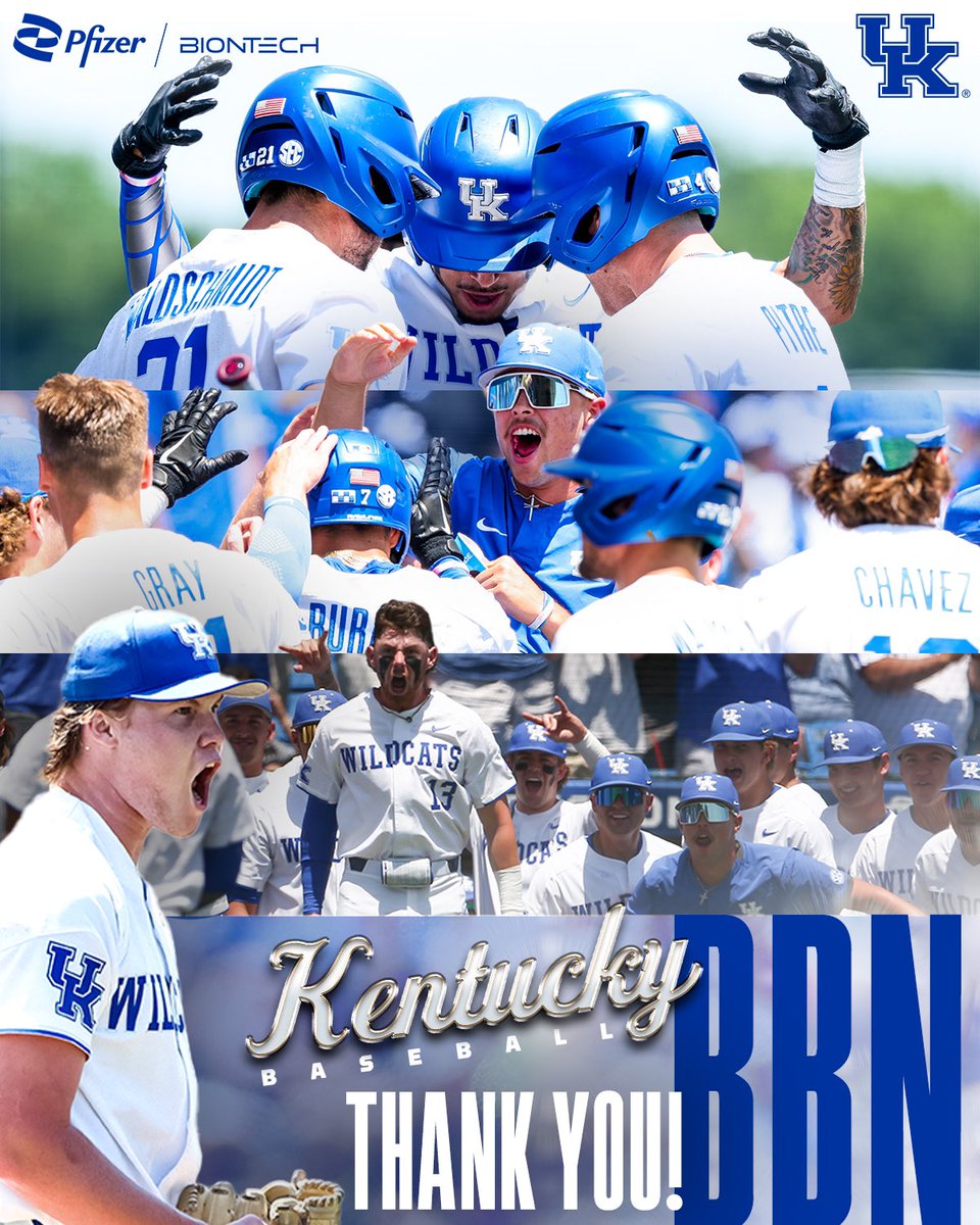 UKBaseball's tweet photo. We wanted this for the #BBN. We can’t thank you enough for the love and support you showed our TEAM. 

We’ll be back. https://t.co/6KycCdMvil