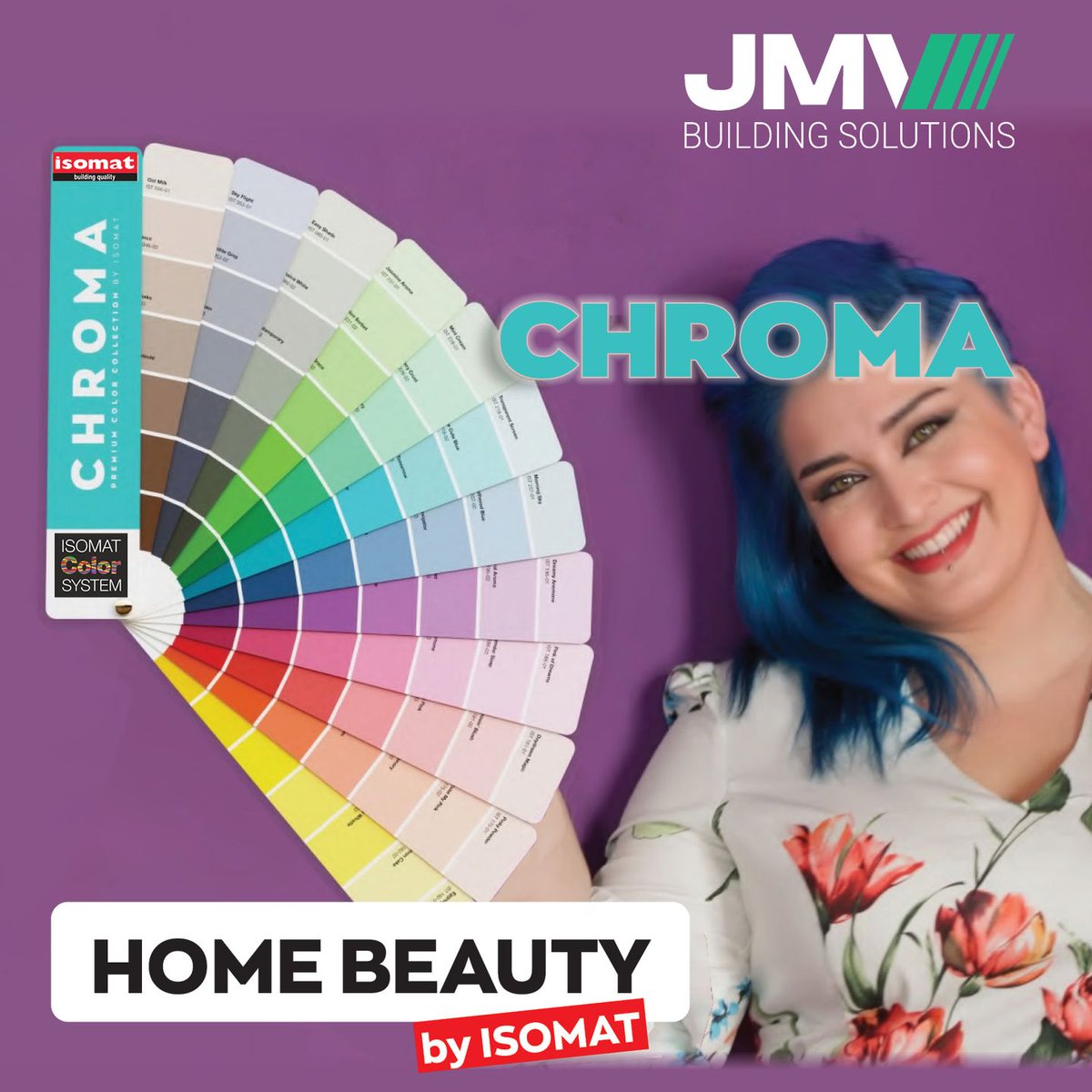 🌈✨The NEW colour fan deck CHROMA. Based on a multi-level research of global colour trends in architecture & interior design. A unique colour collection that belongs to ISOMAT. CHROMA has 1,550 popular commercial & trendy colours.🎨 ✨#ISOMAT #CHROMA #ColorTrends #InteriorDesign