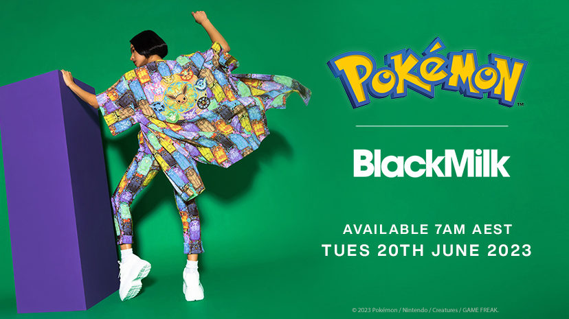 A brand new Pokémon collection is on its way!

Subscribe so you don’t miss a thing 🔔~ bit.ly/3p6ocGq

The Pokémon collection drops at 7am AEST Tues June 20. 

@Pokemon #blackmilkclothing