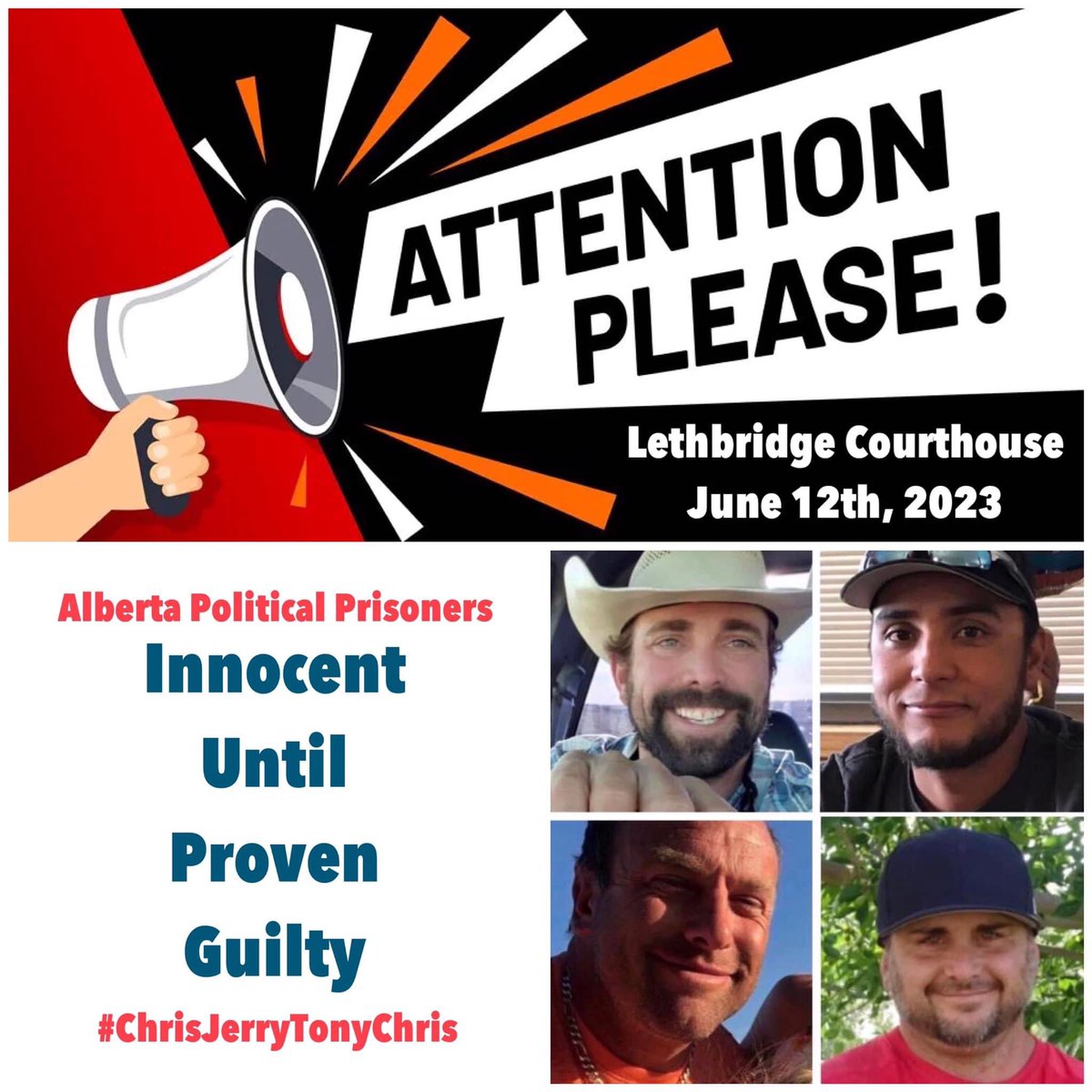 @PierrePoilievre Hmm…so politician can interfere with jails🤔
How about you help the 4 men from #Coutts who have been held without bail & denied due process?