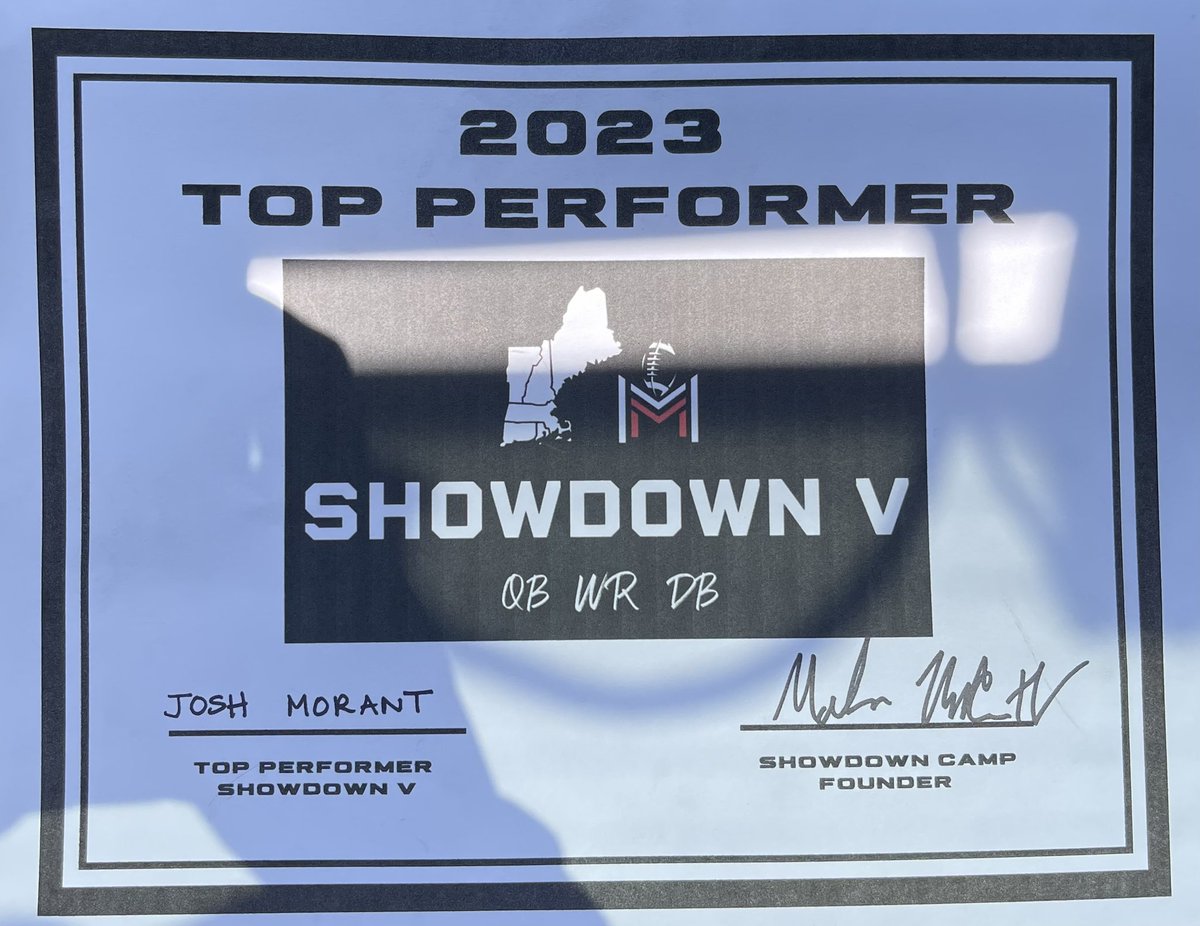Had a great weekend competing at the M2 Showdown. Thankful to have been awarded the top performer and win the QB MVP award. <a href="/M2_QBacademy/">M2 QB Academy</a> @PRZ_CoachSilva <a href="/PRZNewEngland/">Prep Redzone New England</a> <a href="/CoachKopcso/">Doug Kopcso</a>