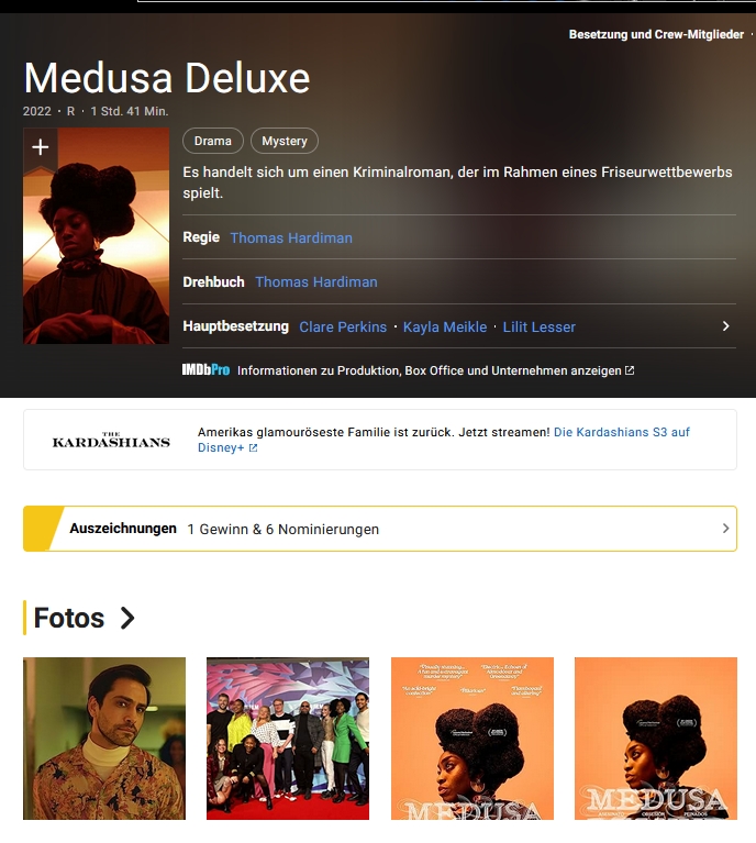 JuttaFreudig's tweet photo. #MusketeersEurope Proud that I managed again to bring once more a photo of #LukePasqualino #lucapasqualino's characters to #InternetMovieDatabase #IMDb - #Angel #MedusaDeluxe #LucaLundi https://t.co/sbeDEElCIo