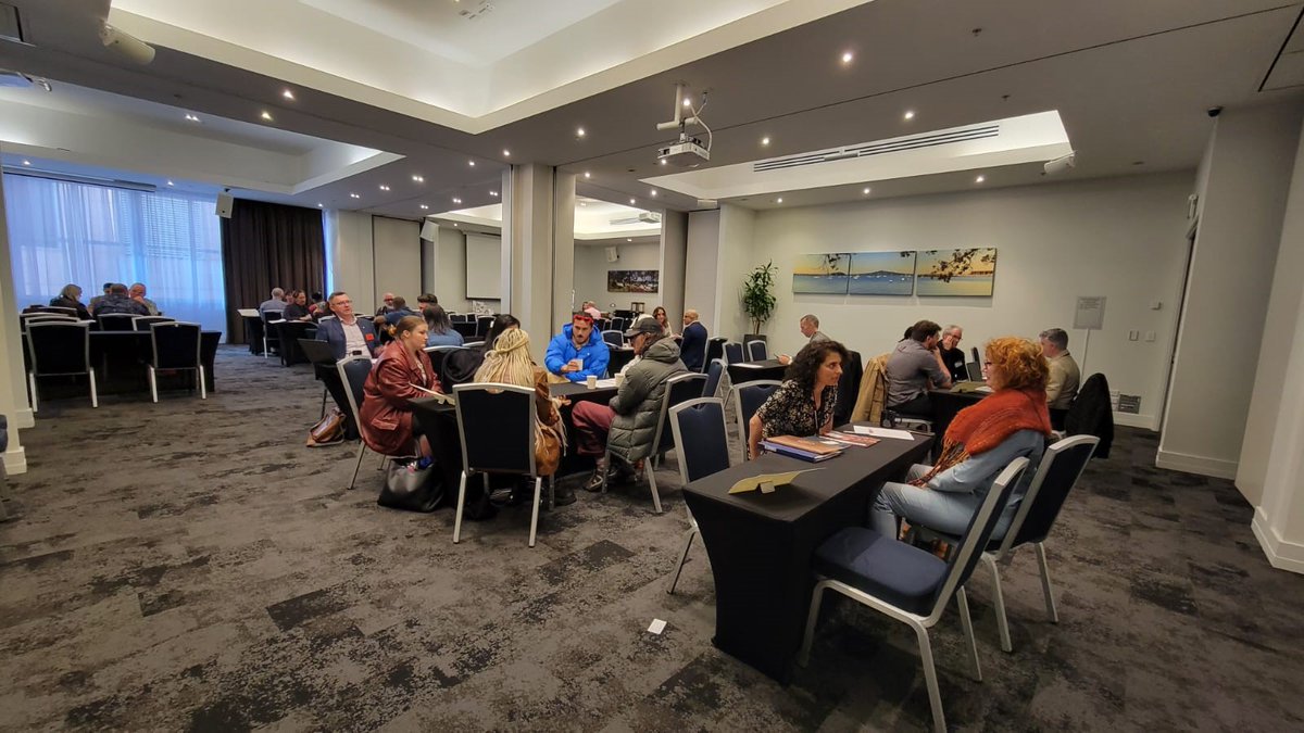 CanHCNZ's tweet photo. After a fruitful 1st leg in Australia, the 🇨🇦 trade delegation had a successful two-day stint in #Auckland last weekend that included:

💡Industry roundtables
🍴Networking luncheon
🤝B2b meetings
📍Site visits

🤩Great to see new connections between 🇳🇿&amp;🇨🇦 creative industries! https://t.co/r6Ius9yNfq