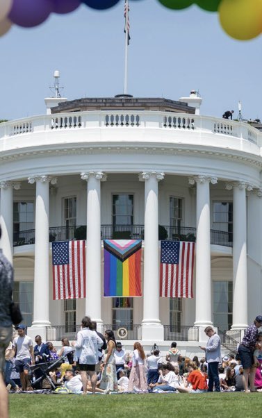 tedlieu's tweet image. Dear Sen @RogerMarshallMD: I assume you did not intend to spread misinformation; however the picture you attached was misleadingly cropped. I have attached the actual picture which shows there has been no violation of the U.S. Flag Code.