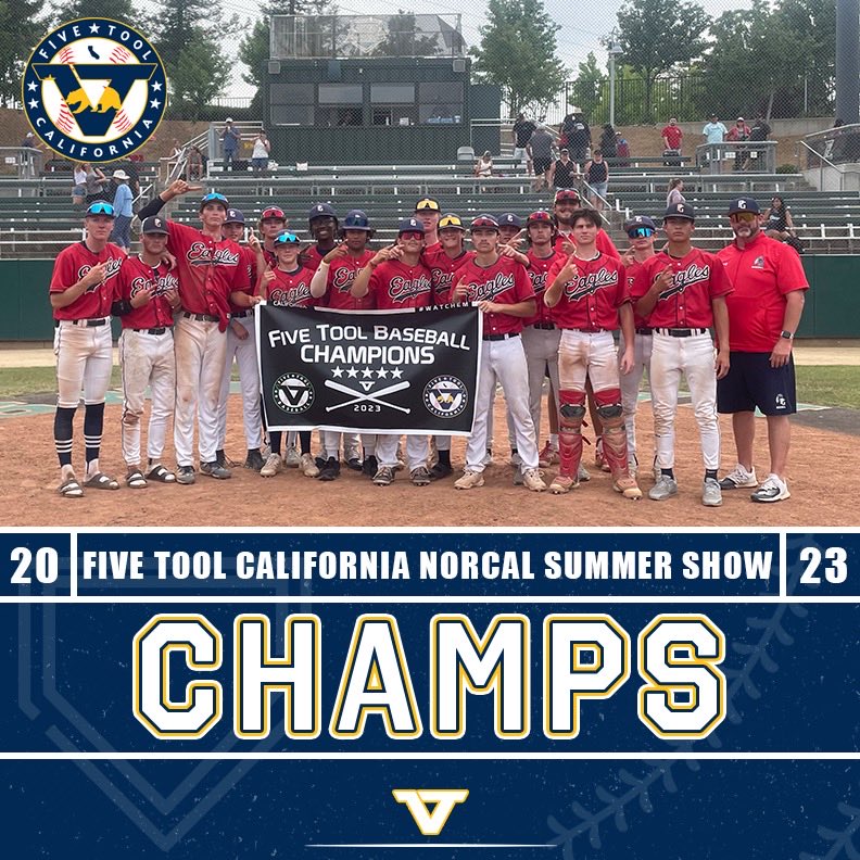 🏆CHAMPIONS🏆

Congrats to PG 17U’s on winning the 17U Division Championship ￼of the <a href="/FiveTool/">Five Tool Baseball</a> NorCal Summer Show!

#WatchEm