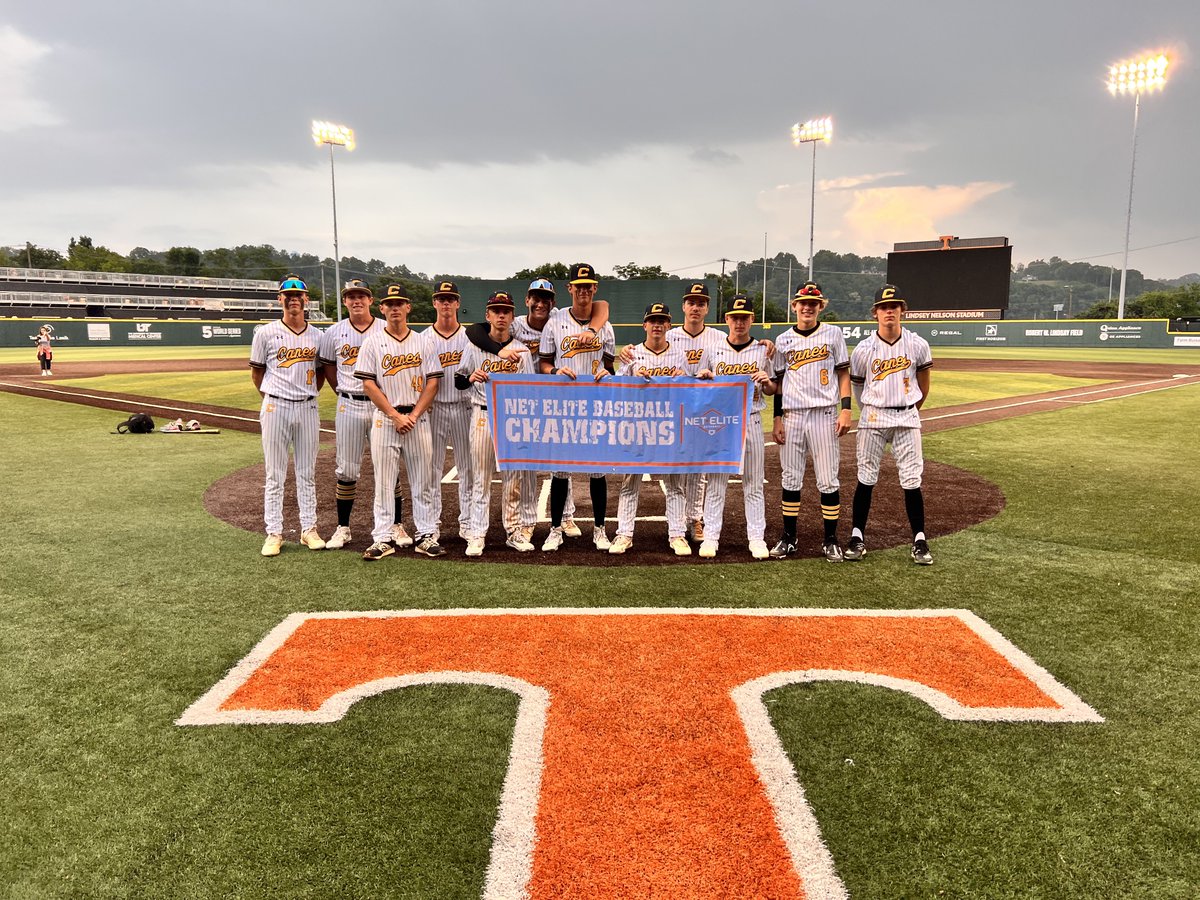 netelitebasebal's tweet photo. UT Summer Kickoff 16u : 
CO-Champions (due to weather constraints) 

@diamondbballtn @CanesKentucky @CanesKy16uScout https://t.co/sdJyxgrA0u