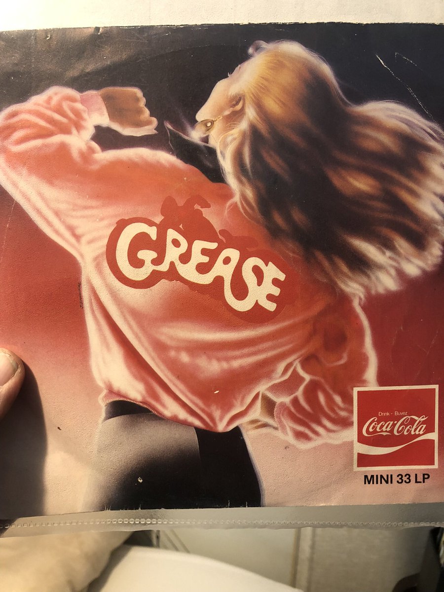 HAPPY GREASE 2 DAY! Here is a promotional record in partnership with Coke #grease2 #grease2day #grease2isbetter