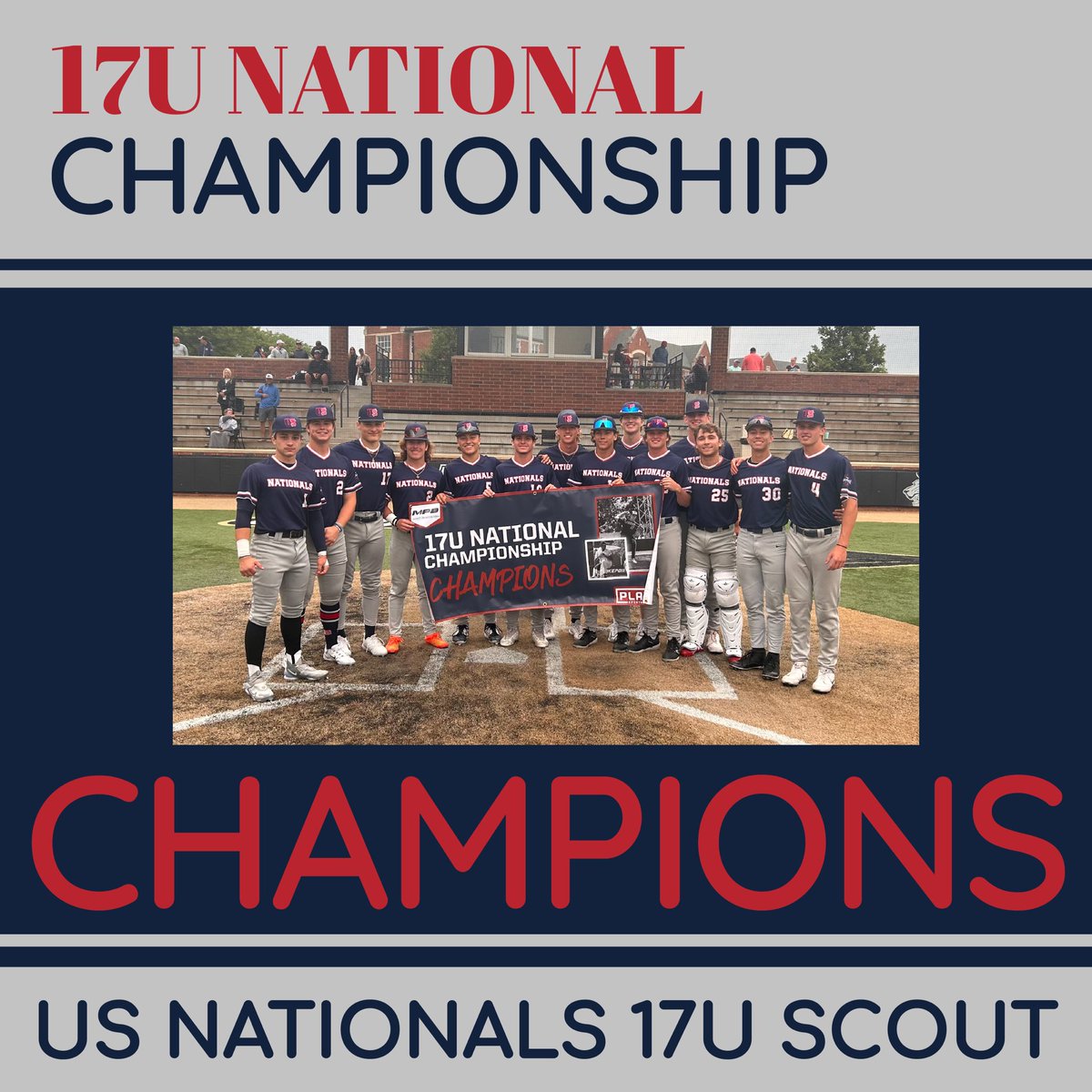 Congratulations to US Nationals 17u Scout, the winners of the 17u National Championship! #MPB17uNC #Play9withus
