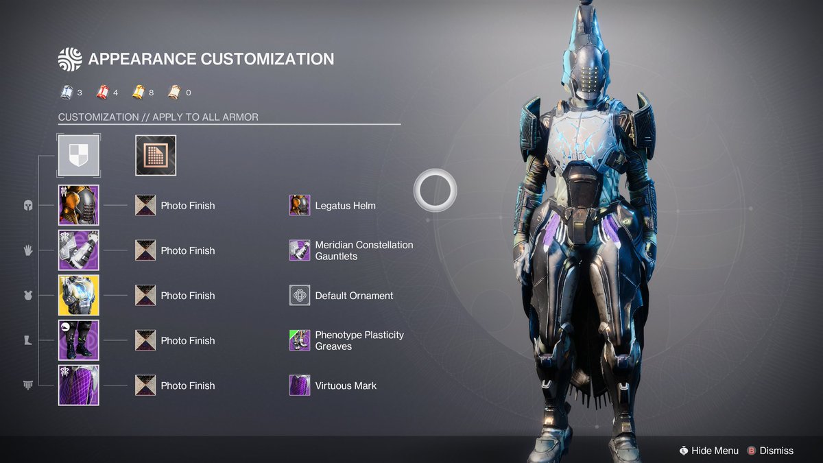 AmbiguousBowl's tweet photo. These are my raid inspired sets. Hunter Root of Nightmares, Titan Disciple, and my Warlock inspired by Last Wish. #Destiny2 #DrownInTheDrip https://t.co/M7te9ZEIx0