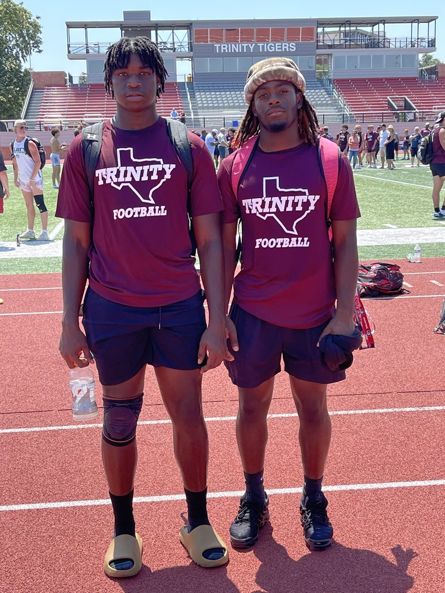 Yesterday, Me and @_Showtime2_ Put in work at @TUFootballTX Elite Camp. @SpringFootball was well represented. @PENNfb @Crim_Recruiting @PrincetonFTBL @CULionsFB @yalefootball @DartmouthFTBL @BigRed_Football @BrownU_Football @RiceFootball @RiceOwlsFB @single_antonio