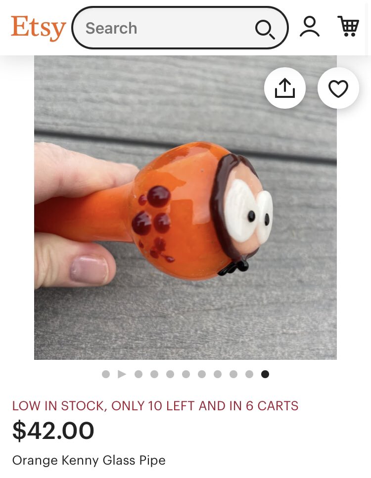 WHY IS THERE A KENNY PIPE ON ETSY WHAT