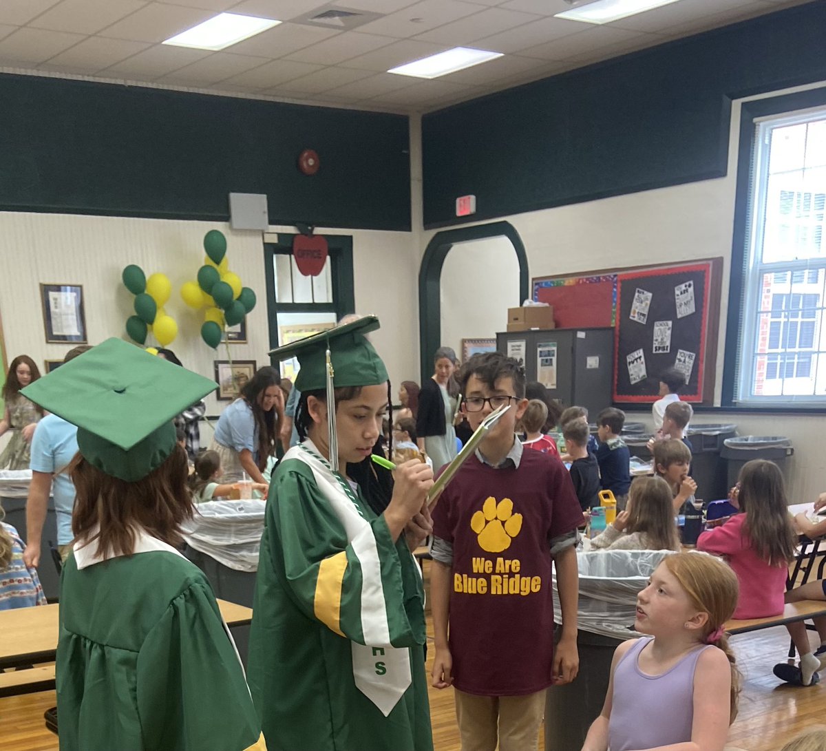 Thank you to our former Lincoln students for visiting Lincoln and we congratulate these Loudoun Valley seniors!